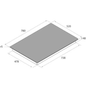 כיריים אינדוקציה 80 ס