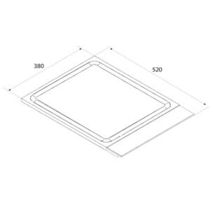 כיריים דומינו טפניאקי AIRFORCE איירפורס דגם TEPPANYAKI 38